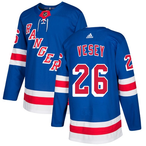 Men's Adidas New York Rangers #26 Jimmy Vesey Stitched NHL Jersey