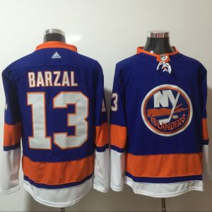 NHL Islanders #13 Mathew Barzal Blue Adidas Men Jersey