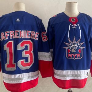 NHL New York Rangers #13 Lafreniere 2021 New Adidas Jersey