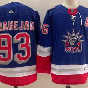 NHL New York Rangers #93 Mika Zibanejad 2021 New Adidas Jersey