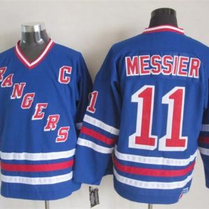 NHL New York Rangers #11 Mark Messier Home Blue Jersey