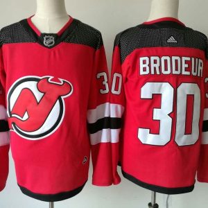 Adidas New Jersey Devils #30 Brodeur Red NHL Jersey