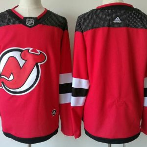 Adidas New Jersey Devils Blank Red NHL Jersey