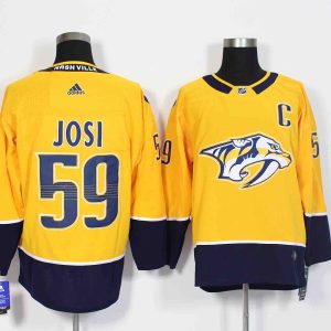 Adidas NHL Nashville Predators #59 Josi Yellow Jersey