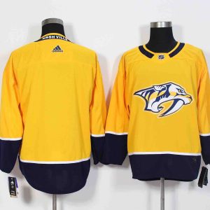 Adidas NHL Nashville Predators Blank Yellow Jersey