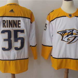 Adidas NHL Nashville Predators #35 Rinne White Jersey