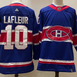 NHL Montreal Canadiens #10 Lafleur 2021 Blue Reverse Retro Stitched Jersey
