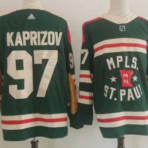 NHL Minnesota Wild #97 Kaprizov 2022 Winter Classic Adidas Jersey