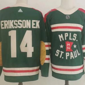 NHL Minnesota Wild #14 Joel Eriksson 2022 Winter Classic Adidas Jersey