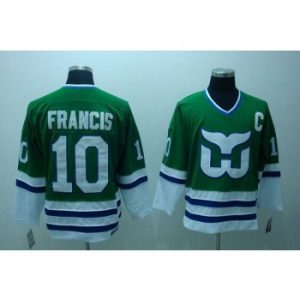Green Ron Francis CCM Hartford Whalers #10 Jersey