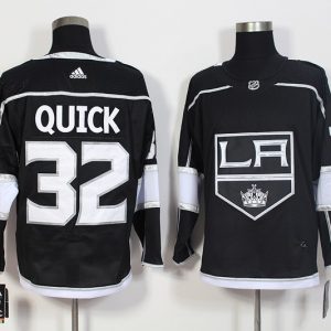 NHL Los Angeles Kings #32 Jonathan Quick Black Adidas Jersey