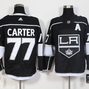 NHL Los Angeles Kings #77 Jeff Carter Black Adidas Jersey