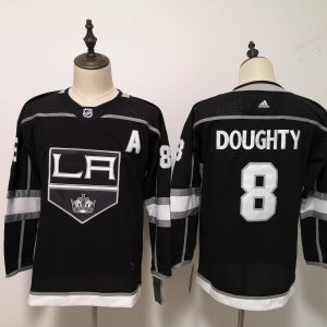 NHL Los Angeles Kings #8 Drew Doughty Black Adidas Jersey