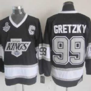 Black  Gretzky jersey, Los Angeles Kings #99 CCM With 2012 Stanley Cup Patch NHL jersey