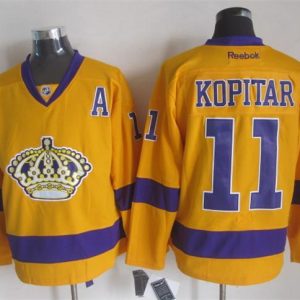 NHL Los Angeles Kings #11 Kopitar Yellow Jersey