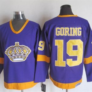 NHL Los Angeles Kings #19 Goring Purple Jersey