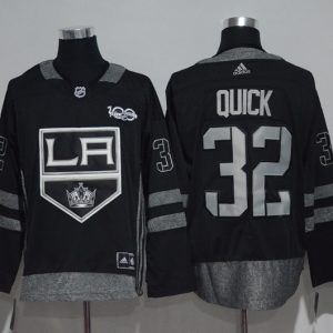 NHL Los Angeles Kings #32 Quick Black 100th Anniversary Jersey