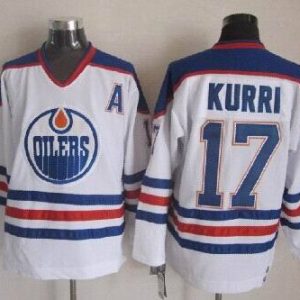 NHL Edmonton Oilers #17 Kurri White Jersey