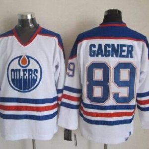 NHL Edmonton Oilers #89 Gagner White Jersey