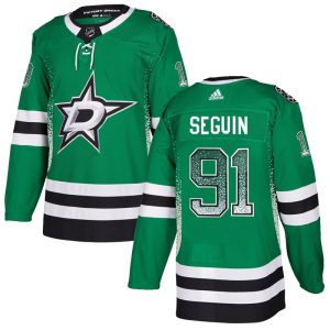 NHL Stars #91 Tyler Seguin Green Drift Fashion Adidas Men Jersey
