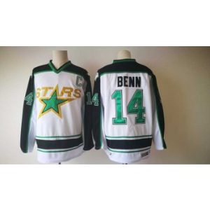 NHL Stars 14 Jamie Benn White CCM Men Jersey