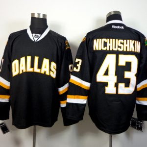NHL Dallas Stars #43 Nichushkin Black Jersey