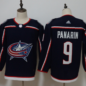 Men's Adidas Columbus Blue Jackets #9 Artemi Panarin Navy Stitched NHL Jersey