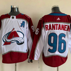 Men's Colorado Avalanche #96 Mikko Rantanen White Adidas Jersey
