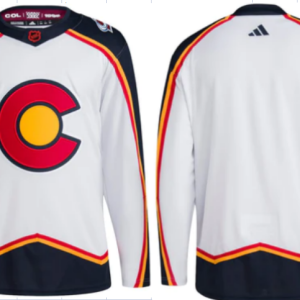 Men's Colorado Avalanche Blank White 2022-23 Reverse Jersey