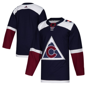 Men's Adidas Colorado Avalanche Navy Blue Blank Stitched NHL Jersey