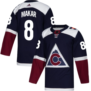 Men's Adidas Colorado Avalanche #8 Cale Makar Navy Blue Stitched NHL Jersey