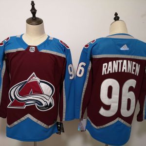 NHL Avalanche #96 Rantanen Red Adidas Men Jersey