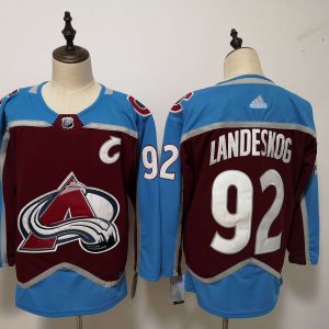 NHL Colorado Avalanche  #92 Landeskog Red Adidas Men's Jersey
