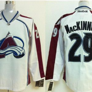 NHL Colorado Avalanche #29 Mackinnon White