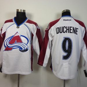 NHL Colorado Avalanche #9 Duchene White Jersey