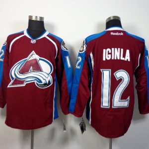 NHL Colorado Avalanche #12 Iginla Red Jersey