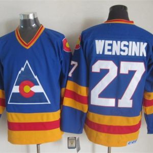 NHL Colorado Avalanche #27 Wensink Blue Jersey