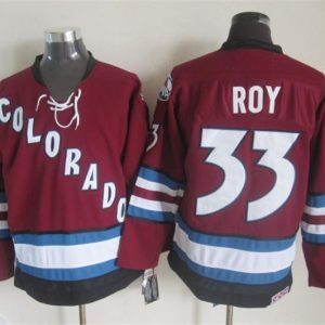 NHL Colorado Avalanche #33 Roy Red Jersey