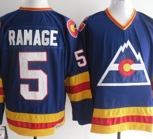 NHL Colorado Avalanche #5 Ramage Blue Jersey