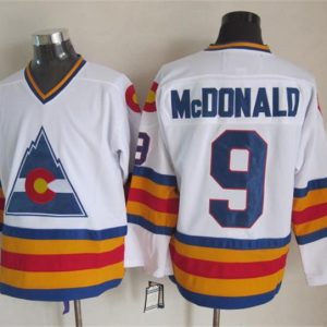 NHL Colorado Avalanche #9 McDonald White Jersey