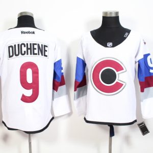 NHL Colorado Avalanche #9 Duchene White Jersey