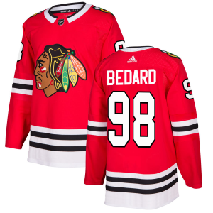 NHL Chicago Blackhawks #98 Connor Bedard Red Adidas Stitched Jersey