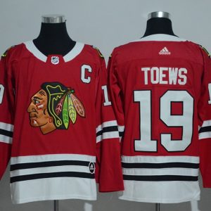 Adidas Chicago Blackhawks #19 Toews Red Jersey
