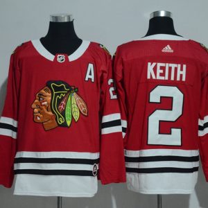 Adidas Chicago Blackhawks #2 Keith Red Jersey