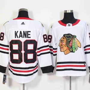 Adidas Chicago Blackhawks #88 Kane White Jersey