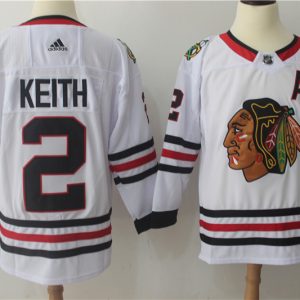 Adidas Chicago Blackhawks #2 Keith White Jersey