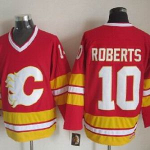 NHL Calgary Flames #10 Roberts Red Jersey