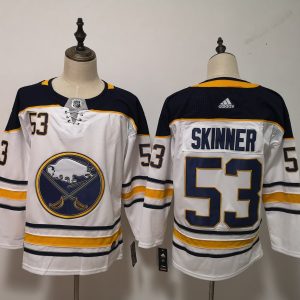 NHL Sabres #53 Jeff Skinner White Adidas Men Jersey