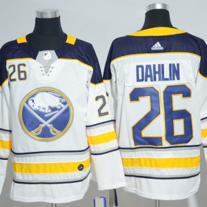 Men's Buffalo Sabres #26 Dahlin White NHL Adidas Jersey