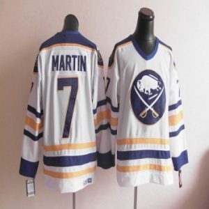 NHL Sabres 7 Martin White CCM Throwback Men Jersey